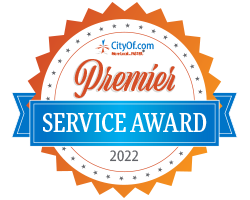 Premier Service Award 2022 badge for All American Irrigation Systems